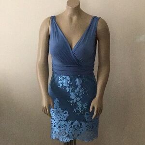 Sabora Women’s Blue Dress Size L EUC